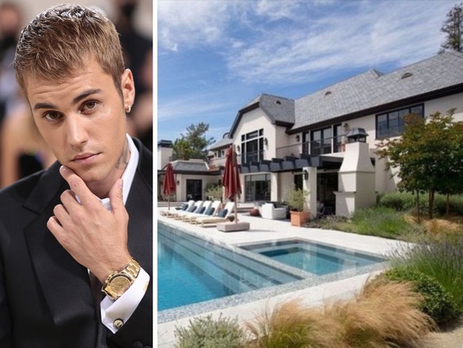 Inside Bieber’s ‘private and secluded’ $41m pad. Picture: Dimitrios Kambouris/Getty Images for The Met Museum/Vogue; Realtor