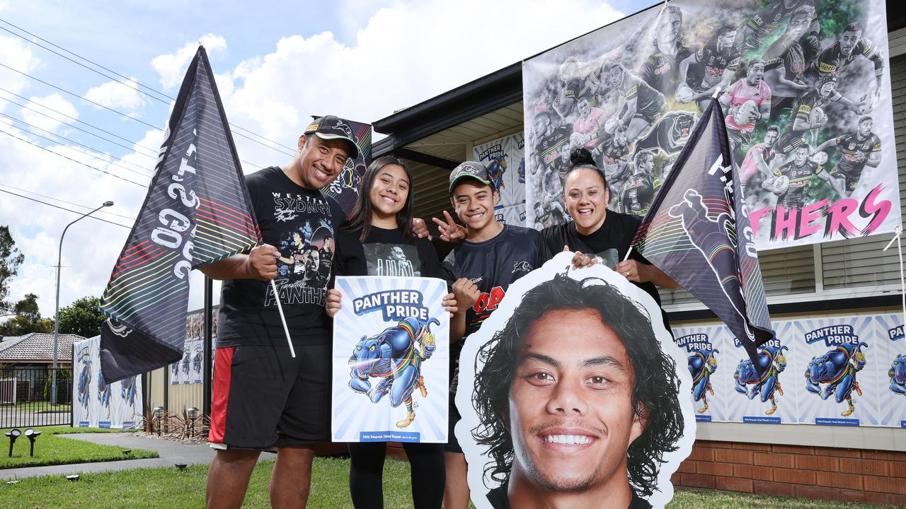 The Luai family will be supporting loud and proud. Picture: Richard Dobson