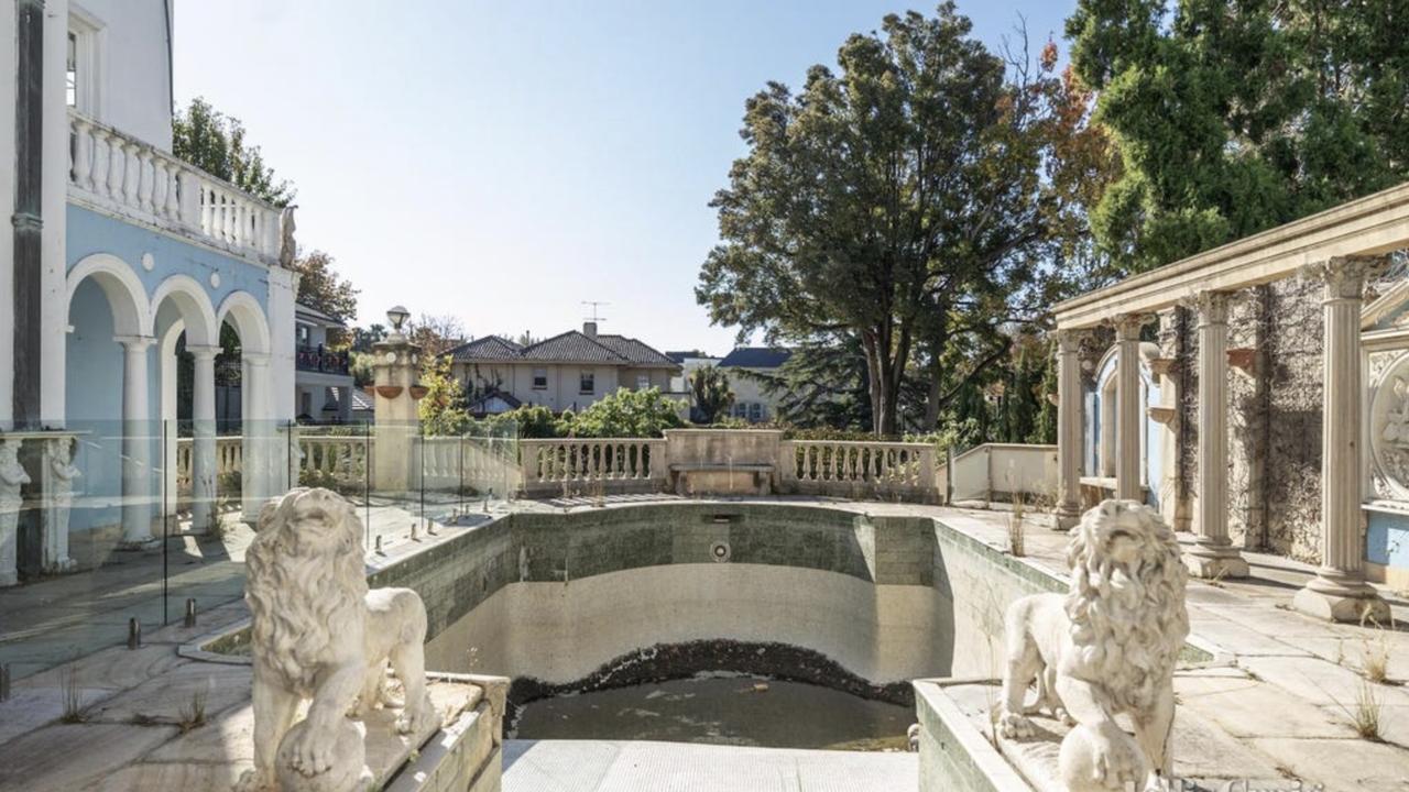The pool as it looks today …