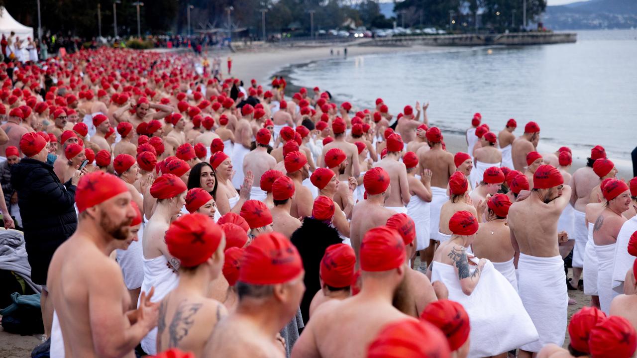 Nude Solstice Swim, Dark Mofo 2023. Picture: Rosie Hastie