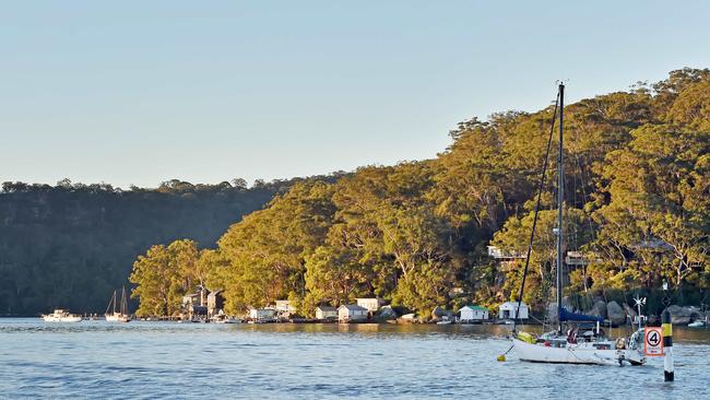 Dangar Island is one of the river communities on the Hawkesbury River. Picture: Troy Snook.