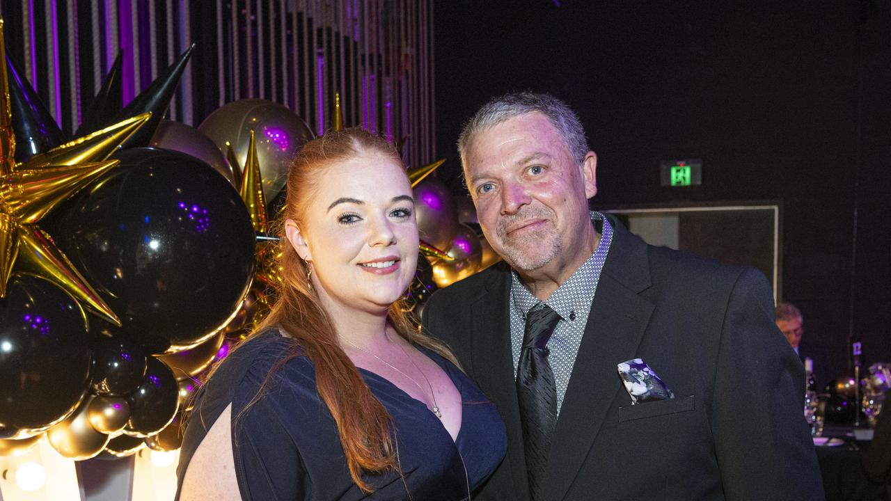 Ashlea Lynch and William Briese at St Andrew's Toowoomba Hospital Ball at The Empire on Friday, November 1, 2024. Picture: Kevin Farmer