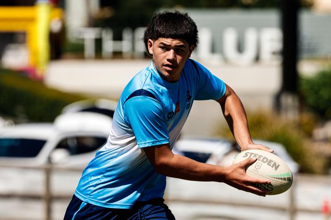 Viliami Fifita in action for Future Titans. Picture: Titans Media