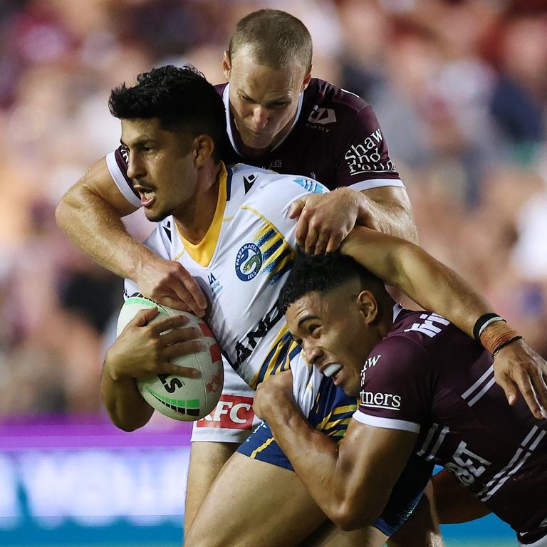 Eels five-eighth Dylan Brown recently re-signed. Picture: Getty