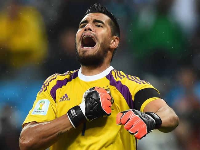 Sergio Romero was influential in Argentina’s progression to the final of the 2014 World Cup.