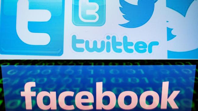 The Prime Minister will meet with executives from Twitter, Facebook and Google. Picture: Nicolas Asfouri and Lionel Bonaventure /AFP