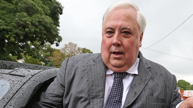 Clive Palmer at the Australia Day citizenship ceremony on the Sunshine Coast this week. Picture: Lyndon Mechielsen