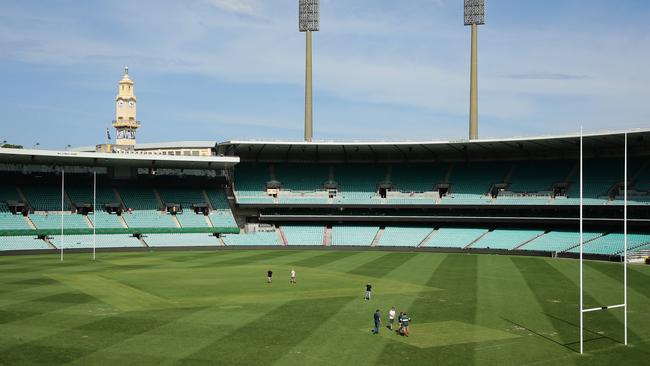 With the SFS demolished the SCG will see plenty of action this year. Picture by Brett Costello. 