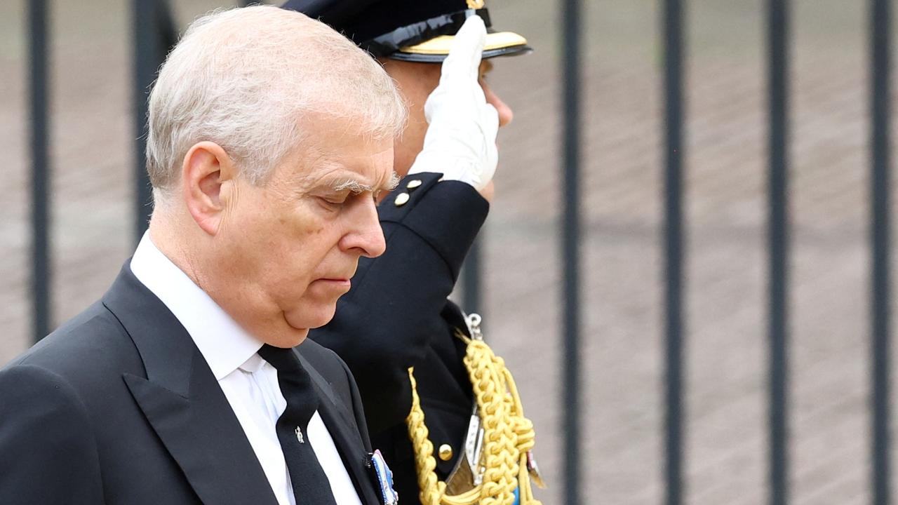 Prince Andrew also did not salute. Picture: Hannah McKay WPA Pool/Getty Images