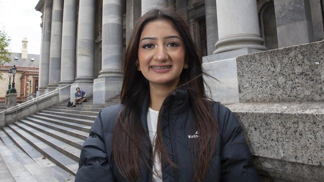 2024 Teen parliament candidate Zainab Rehman believes adopting medical tech that uses AI will change the future of SA. Picture: Brett Hartwig