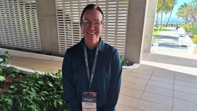 Mount Isa Mayor Peta MacRae attending the Bush Summit at The Ville in Townsville. Picture: Chris Burns