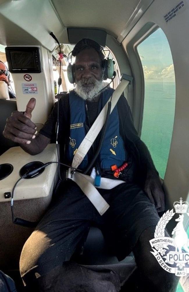 Barry Kantilla has been found safe and well after a major search effort on the Tiwi Islands. Picture: NT Police.