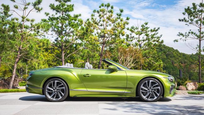 Bentley’s Continental GT is also available as a convertible. Picture: Supplied