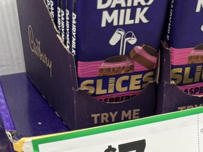 The price of chocolate at an Aussie supermarket has left people stunned. Picture: Facebook/Markdown Addicts