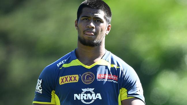 Payne Haas is the best emerging front-rower in the NRL. Picture: AAP