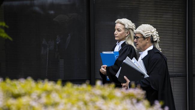 Crown Prosecutor Shane Drumgold and his junior counsel Skye Jerome. Picture: NCA NewsWire / Gary Ramage