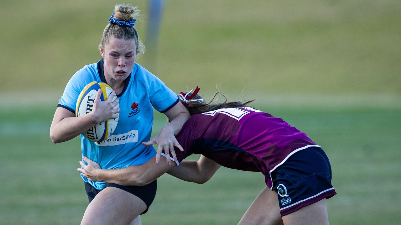 NSW’s Pyper Marchant at the recent Australian schools rugby tournament. Picture: Julian Andrews