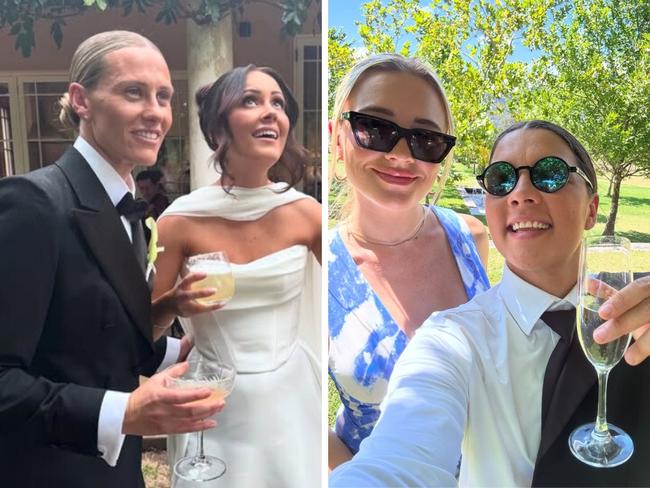 Everyone was dressed up for the big day. Photo: Instagram, Sam Kerr.