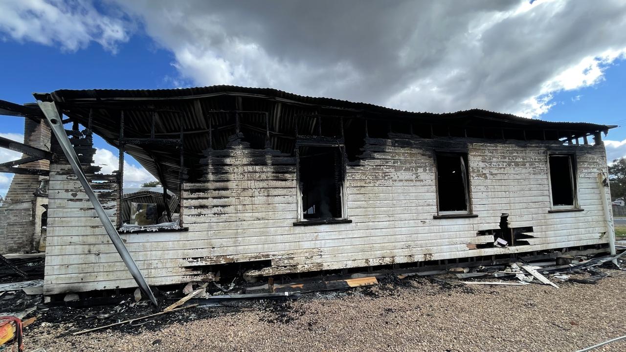 Investigations are continuing into the “suspicious” fire that engulfed a home near Stanthorpe on Tuesday morning. Photo: Madison Mifsud-Ure / Stanthorpe Border Post