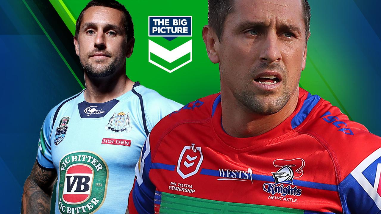 All eyes will be on Mitchell Pearce against the Rabbitohs on Friday night.