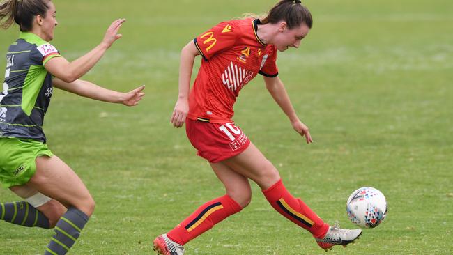 Chelsie Dawber has started the past three W-League games for Adelaide United. Picture: Mark Brake/Getty Images