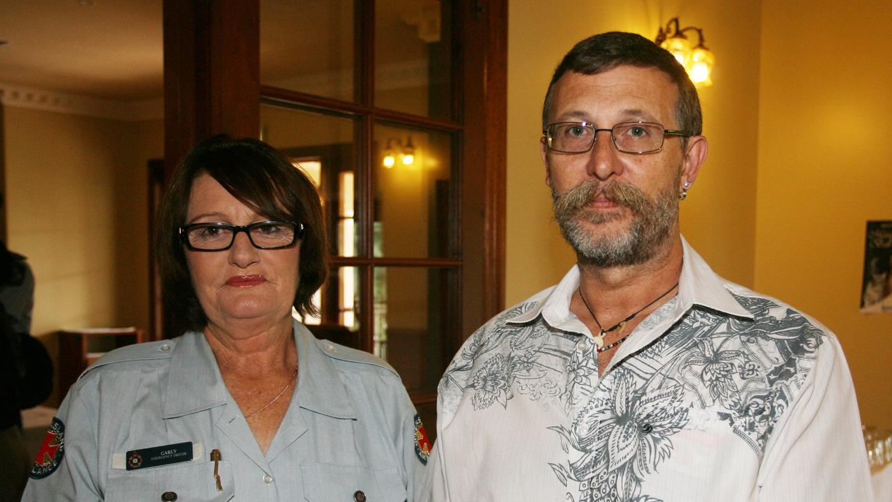 Carly Woods and Steve Egglestone from Finch Hatton at the QAS Meritorious Service Awards at Kershaw House, Rockhampton. Photo: Sharyn O'Neill.