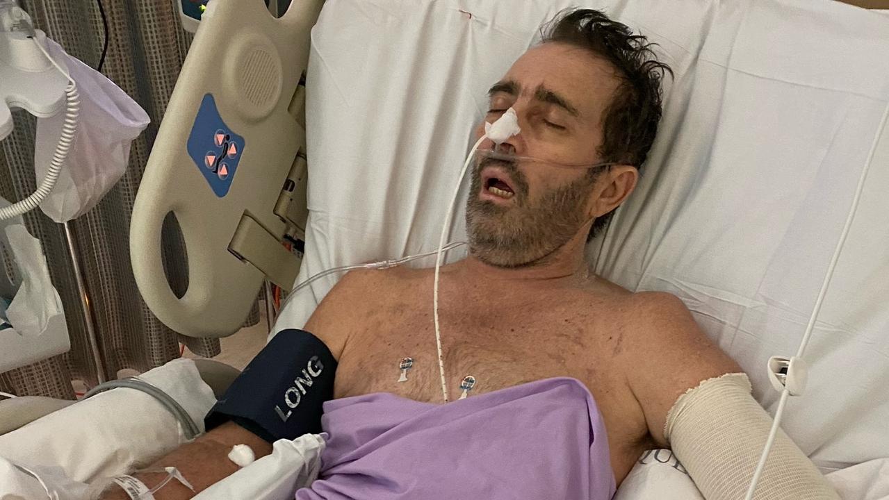 Mark Briggs remains in the Rockhampton Hospital, with doctors still struggling to find a diagnosis for his life-threatening symptoms.