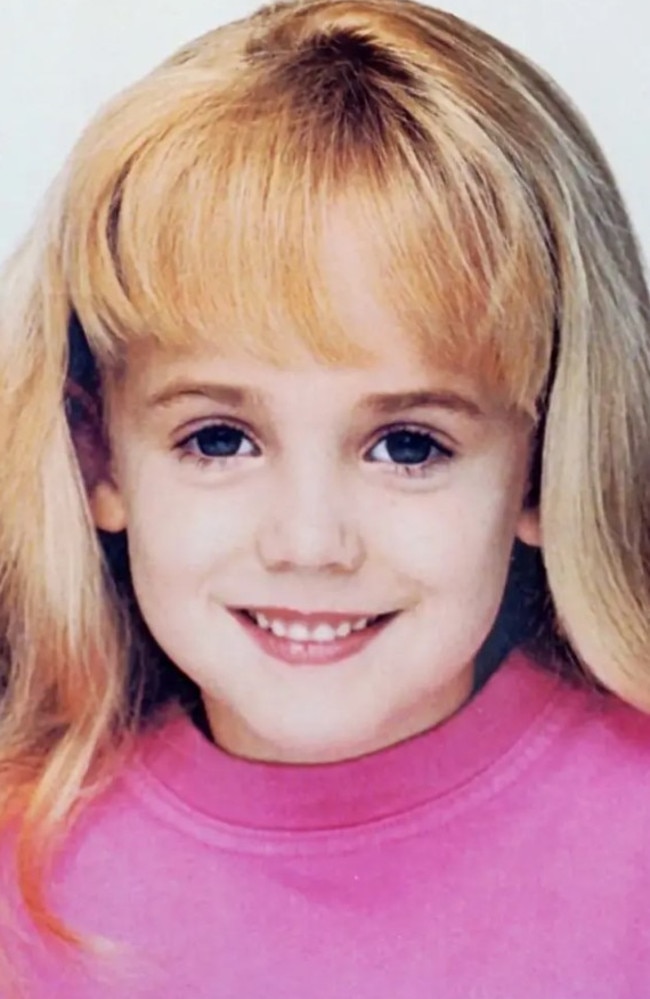 JonBenét Ramsey was found dead in the basement of her family’s home in Boulder, Colorado on Dec 26 1996. Picture: Boulder Police Department