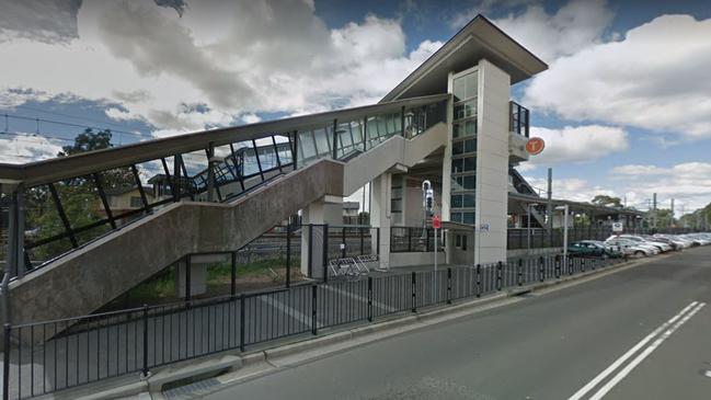 The 15-year-old girl left the train at Quakers Hill and contacted police after she was allegedly touched inappropriately by an older man on a train. Picture: Google