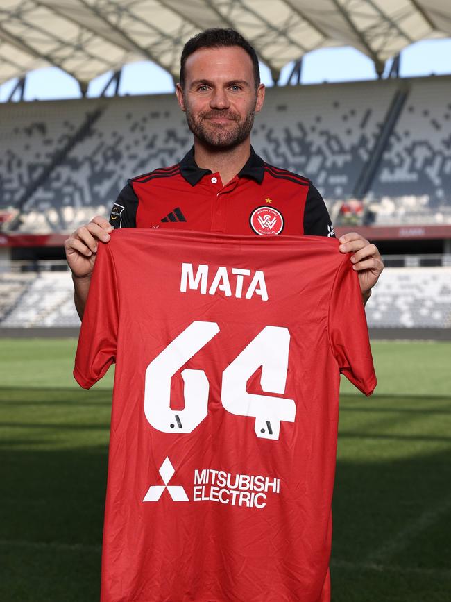 And on the other side of the city? Juan Mata. Picture: Getty