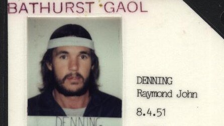 Ray Denning's prison ID card. Picture: Supplied