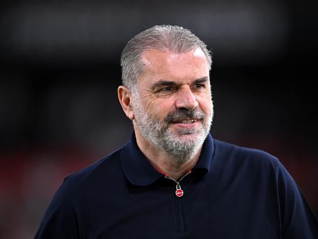File Photo - Tottenham Hotspur Sack Manager Ange Postecoglou - BILBAO, SPAIN - MAY 21: Ange Postecoglou, Manager of Tottenham Hotspur, looks on prior to the UEFA Europa League Final 2025 between Tottenham Hotspur and Manchester United at Estadio de San Mames on May 21, 2025 in Bilbao, Spain. (Photo by Justin Setterfield/Getty Images)