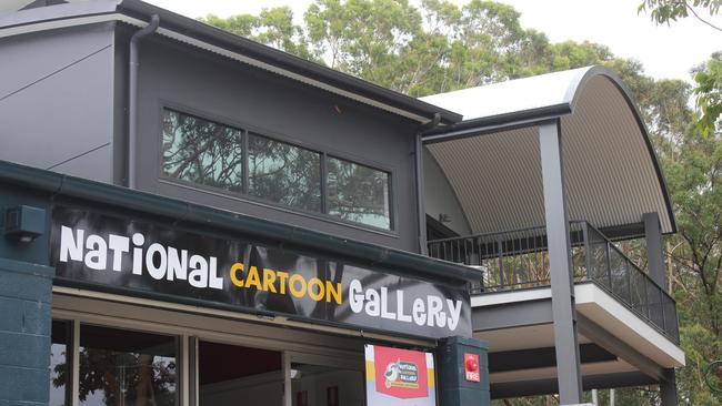 A second level and gallery space was added to the Bunker Cartoon Gallery and it was renamed the National Cartoon Gallery. Photo: Tim Jarrett