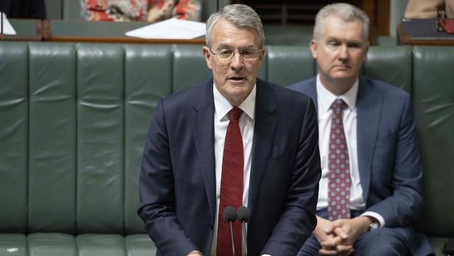 A National Anti-Corruption Commission Bill was introduced by the Attorney-General Mark Dreyfus in Parliament House on September 288.Picture: NCA NewsWire / Gary Ramage