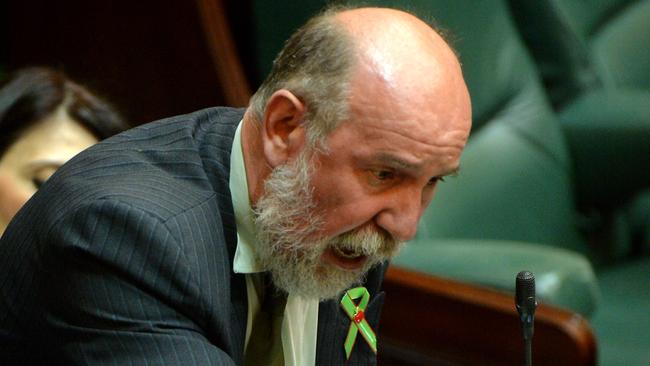 Premier Daniel Andrews has urged former Deputy Speaker Don Nardella to pay back the more than $100,000 he claimed as a second living allowance Picture: Jay Town