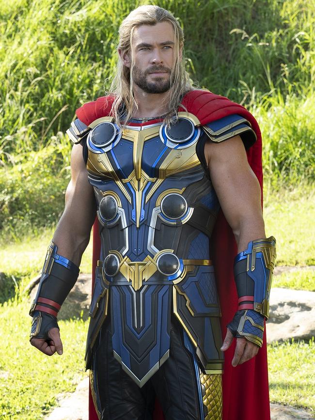 Hemsworth in Thor: Love and Thunder. Picture: Marvel Studios