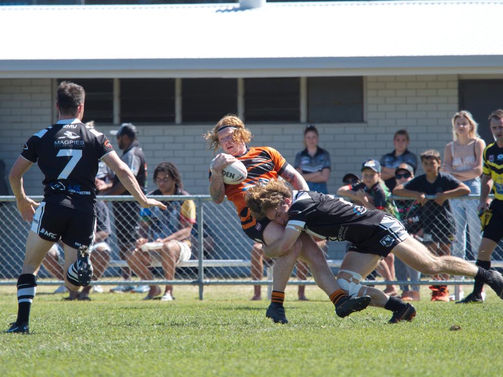 Jake Thornton in the Wests and Magpies RLMD A Grade clash in Mackay, August 22, 2021. Picture: Marty Strecker