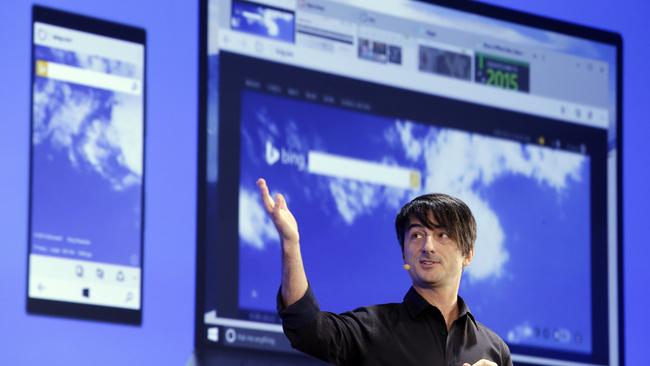 Microsoft's Joe Belfiore showed off how your phone will be running the same Windows.