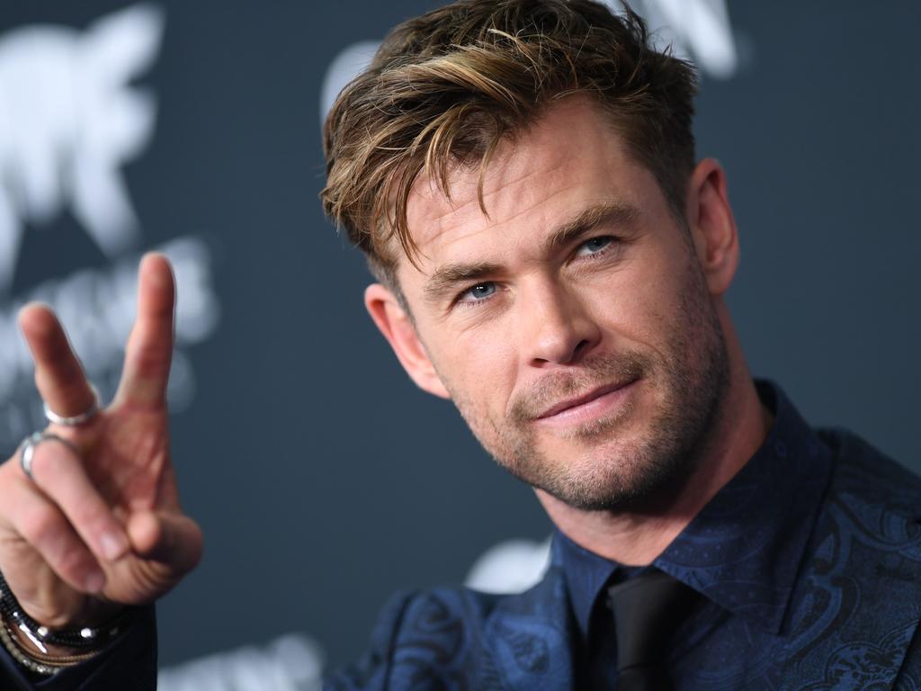 Chris Hemsworth is saying farewell to Thor and joining a new action franchise — Men in Black. Picture: AFP