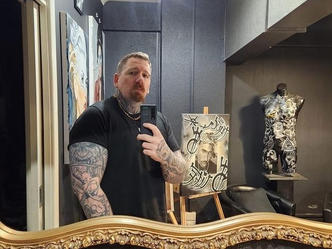 Lachie Marks Tattooing, Ballarat. Picture: Facebook