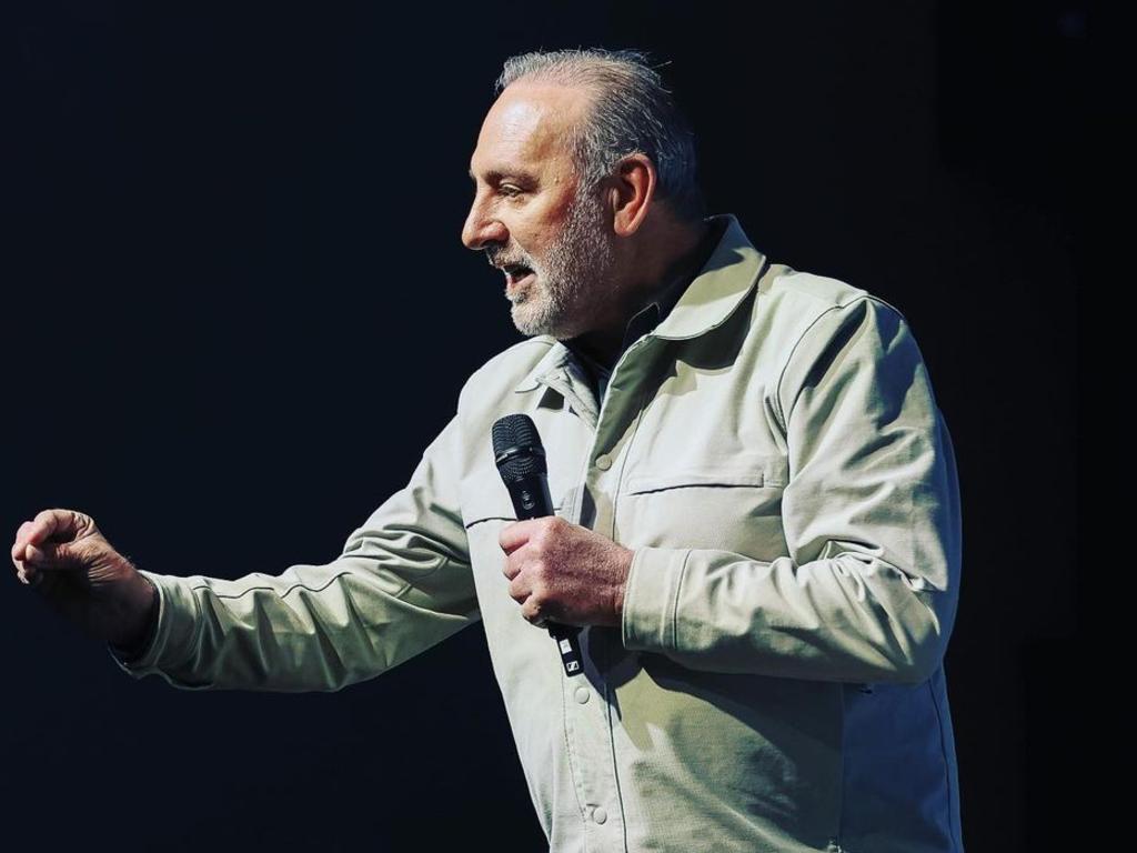 Brian Houston at a Church Unleashed event in Long Island, New York. Picture: Instagram