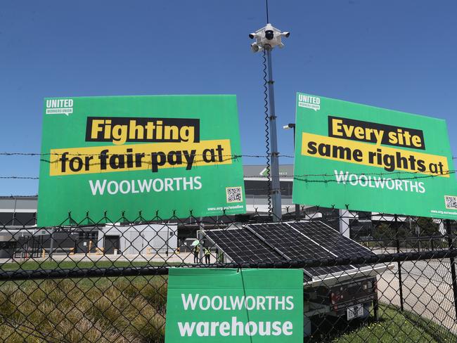 A picket line was in place for 17 days. Picture: David Crosling