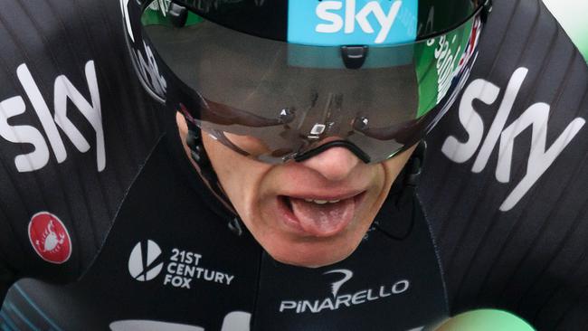 Britain's Chris Froome in action at the Tour de Romandie last month. Picture: AFP