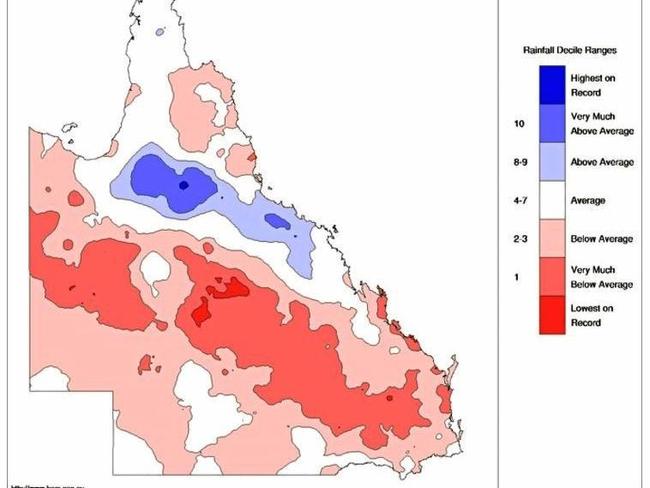 DRY: Gympie has had 'Very much below average' rainfall for April, May and June, according to data provided by the Bureau of Meteorology. Picture: Contributed