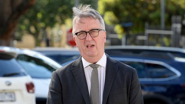 Victorian Health Minister Martin Foley has been a vocal critical of the Commonwealth’s failure to help secure RATs for the states. Picture: Andrew Henshaw