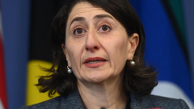 SYDNEY, AUSTRALIA - NewsWire Photos October 1 2021: Premier Gladys Berejiklian resigns after ICAC investigation announcement.Picture: NCA NewsWire / Jeremy Piper