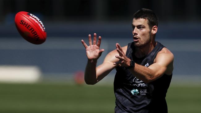 George Hewett arrived from Sydney as a free agent. Picture: Dylan Burns/AFL Photos via Getty Images