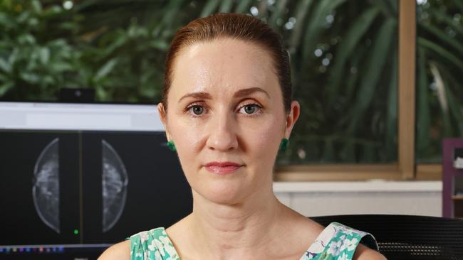 Queensland X Ray will no longer provide breast mammography, imaging or biopsy services to Cairns patients, halving the number of screening services available and causing delays that could place some patients at risk. Surgeon Dr Aemelia Melloy specialises in breast surgery and is concerned that the inevitable delays caused by the lack of screening options will place her patients at significant risk. Picture: Brendan Radke