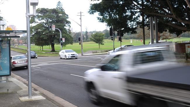 Generic photographs of the corner of Avoca Street and Darley Road , Randwick (north) , Sydney NSW - speed camera / speed trap / red light camera / moving traffic