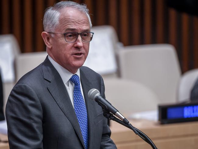 The Prime Minister told gathered world leaders that “at a time when global concern around immigration and border control is rising, the need to build community support for migration has never been clearer.” Picture: Jake Nowakowski